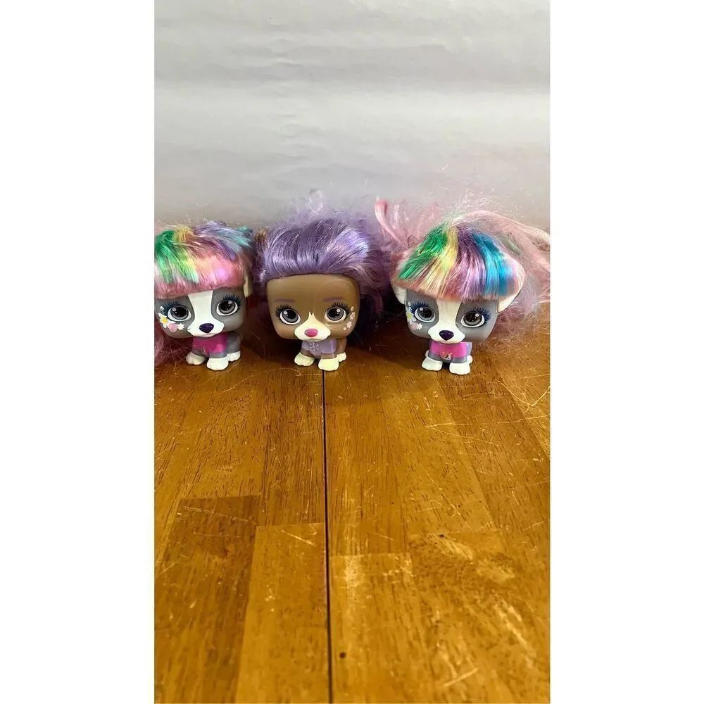 VIP Pets Dog Long Stylable Hair Lot of 3